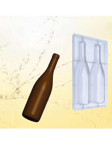 MOLDE M277 BOTELLA VINO DER+IZQ 82grPolicarbonato