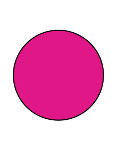 DISCO REDONDO 20cm FUCSIA/NG PK(50)Inicio 2