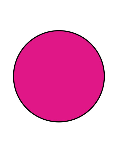DISCO REDONDO 20cm FUCSIA/NG PK(50)Inicio