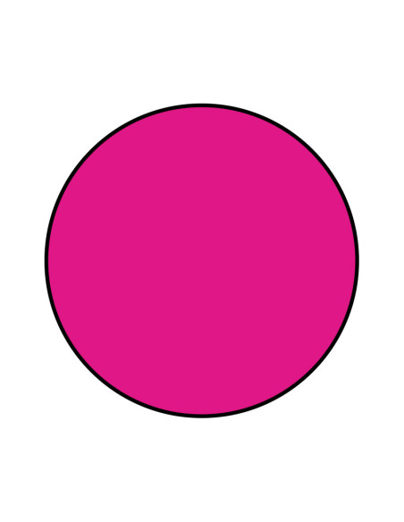 DISCO REDONDO 20cm FUCSIA/NG PK(50)Inicio