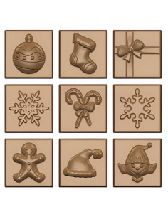 NAPOLITANAS NAVIDAD 2 31.2x31.2x7mm PC 275X175