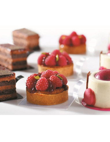 LENGÜETA CUADRADA 8x8cm PLÁSTICO NEGRO (100u)Bases plástico