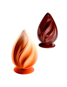 MOLDE PVC KT217 HUEVO FLAME D130xh215mm - 340g