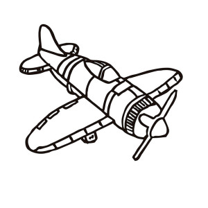MOLDE PVC AR1987 AVIÓN SPITFIRE 165x150x70mm