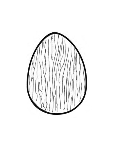 MOLDE PVC HUEVO GRABADO RAYADO 1ud