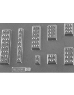MOLDE PVC ARVA960 FICHAS LEGO 105x25x10mm