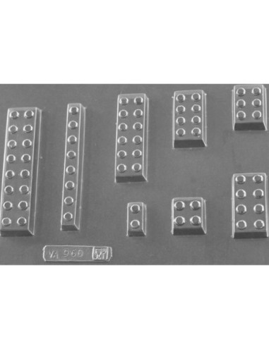 MOLDE PVC ARVA960 FICHAS LEGO 105x25x10mm