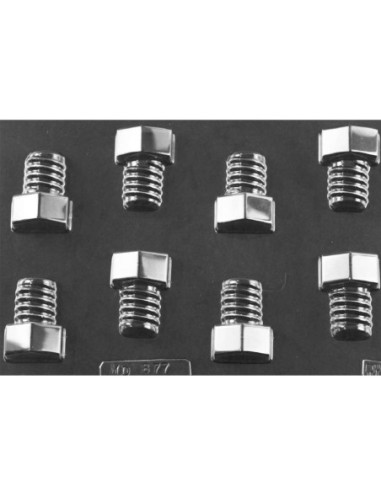 MOLDE PVC TORNILLO HEXAGONAL D30x50mm (8c)