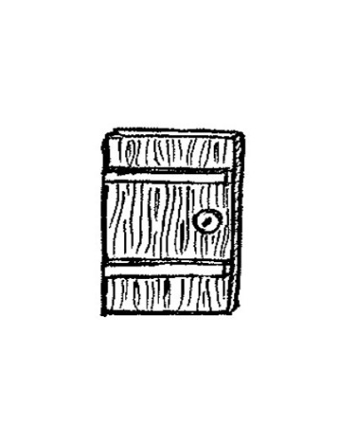 M. PVC 13-809 PUERTA MADERA CUADRADA 26x40x5mm(8c)