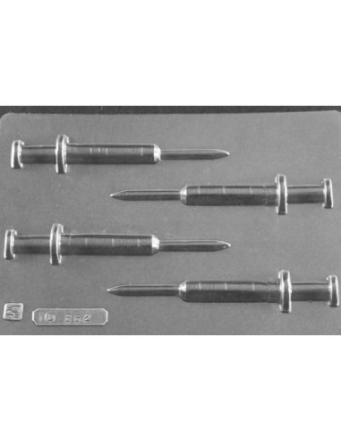 MOLDE PVC ARMD862 JERINGA  D30x147mm (2x2c)