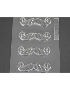 MOLDE PVC ARPA180 BIGOTES 75x20x6mm (4c)