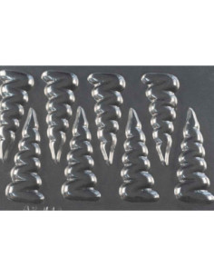 MOLDE PVC ARAR113 ALGAS MEDIANAS 90x35x5mm