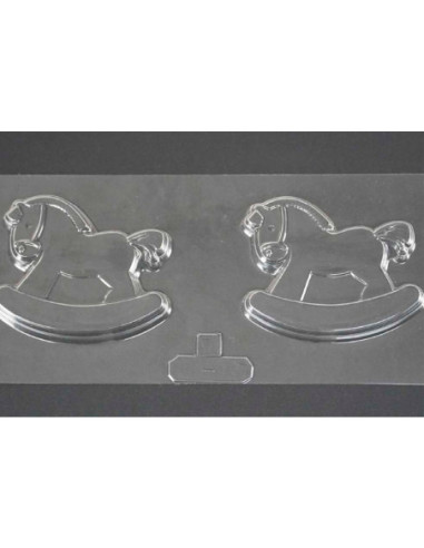 MOLDE PVC ARPA137 CABALLO BALANCÍN 80x72mm (2c)