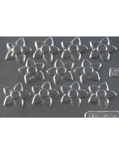 MOLDE PVC ARHO070 FLOR CAMPESTRE 4 30x30mm (11c)