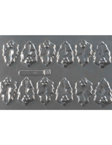 MOLDE PVC ARHO078 HOJAS 57x32x5mm