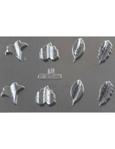 MOLDE PVC ARHO107 HOJAS 50x30x8mm