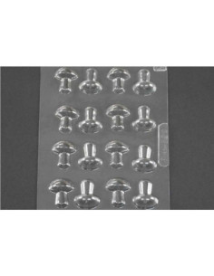 MOLDE PVC CHAMPIÑÓN PEQUEÑO 25x20mm (16c)