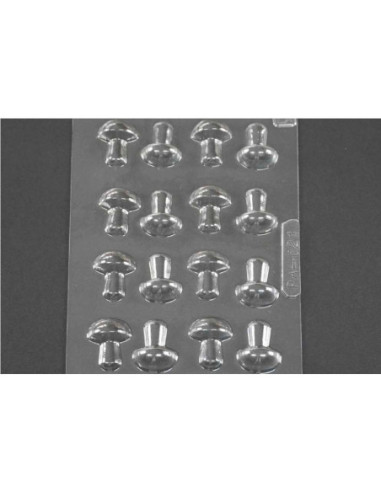 MOLDE PVC CHAMPIÑÓN PEQUEÑO 25x20mm (16c)