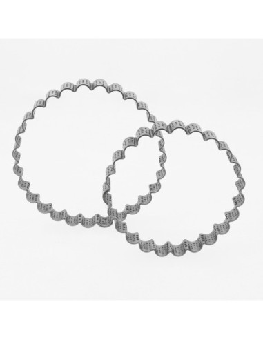 ARO CANNELÉ D.90x20 mm PERFORADO INOX-1