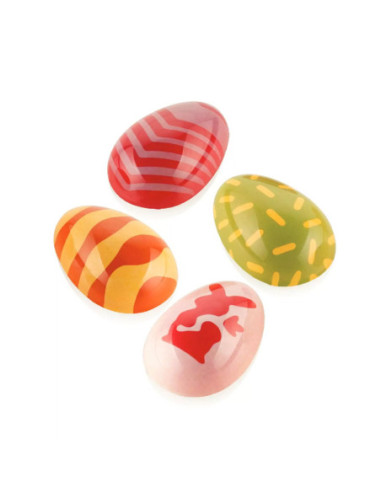 CHOCO STAMP E - 4 SILICONE MOULD 42x30xH.17 mm