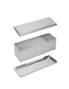 MOLDE CAKE CON TUBO 19x6xh4.7 cm INOX