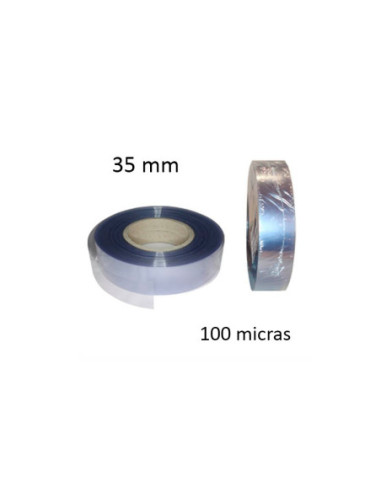CINTA PVC INCOLORO 35 mm 100 micras (100m)