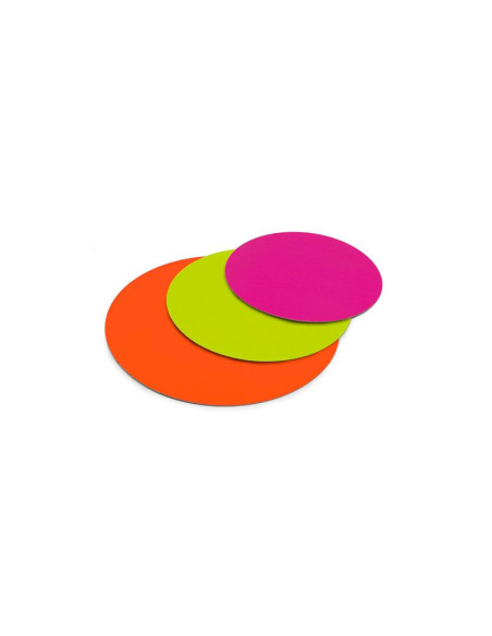 DISCO REDONDO 20cm NARANJA/NG PK(50)