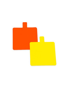 LENGÜETA CUADRADA 8x8cm NARANJA/AMARILLO (200u)