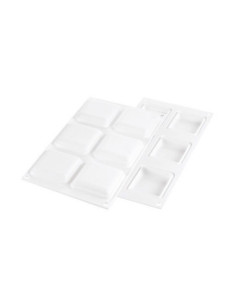 MOLDE DECOR SQUARE 60  60 x 60 x h15mm 6c 60ml 2