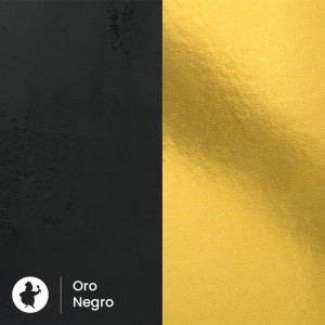 BANDEJA RECT. 20x10+2 cm. ONDAS ORO/NG (50) PLG 2