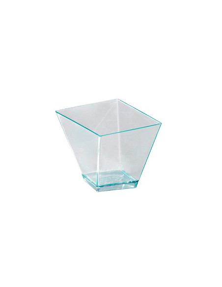 VASO CUADRADO GIRADO 60ml (100 uds.)Vasos catering
