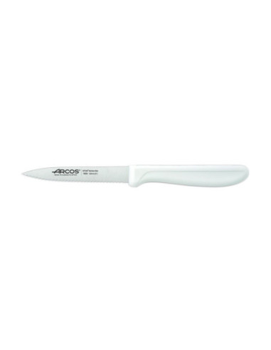 CUCHILLO 100 mm BLANCO DENTADO MONDADOR ARCOS