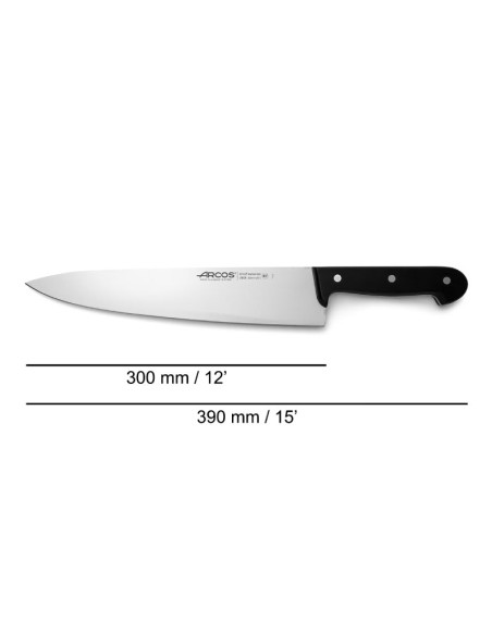 CUCHILLO 300 mm COCINERO UNIVERSAL ARCOS-3
