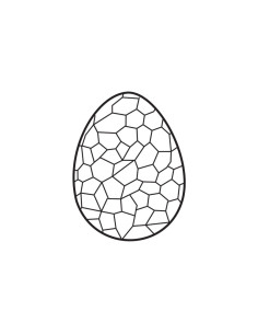 MOLDE PVC HUEVO GRABADO h78mm 2ud