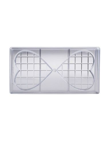 MOLDE M282 TABLETA CORAZÓN 111,5x111,5xh5mm 2P 50g