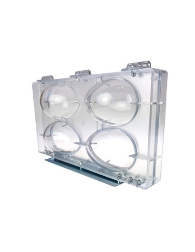MOLDE HUEVO LISO 124x85mm  4p - 100g