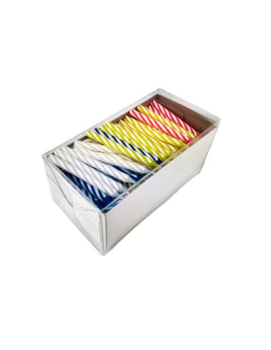 VELAS CUMPLEAÑOS 6 cm. Pk. (200u)Embalaje-etiquetado