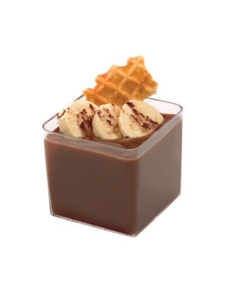 VASO CUBO 150ml 70x70xh60 mm (100 u)Vasos Pastelería