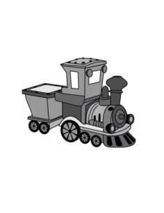 MOLDE PVC AR2218 TREN MINERO 185x80x170mm