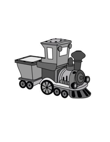 MOLDE PVC AR2218 TREN MINERO 185x80x170mm