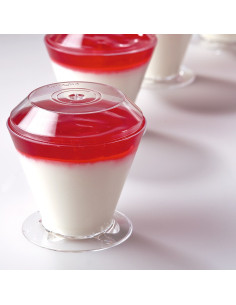 TAPA VASO CONO CON PIE (100u)Vasos Pastelería