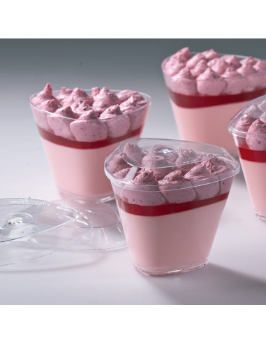 TAPA VASO TRIÁNGULO 175ml (100 uds.)Vasos Pastelería