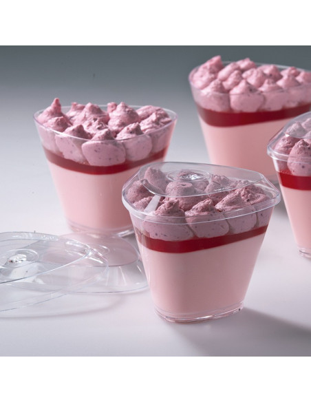TAPA VASO TRIÁNGULO 175ml (100 uds.)Vasos Pastelería