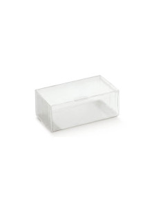 ESTUCHE TRANSPARENTE 80x40x30mm AUTOMONTANTE 10udEstuches Transpare...