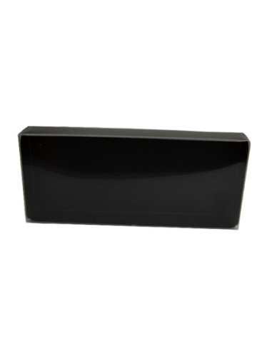 CAJA TURRON PET+BASE NEGRA 21x9x2,8cm BL(100u).-1