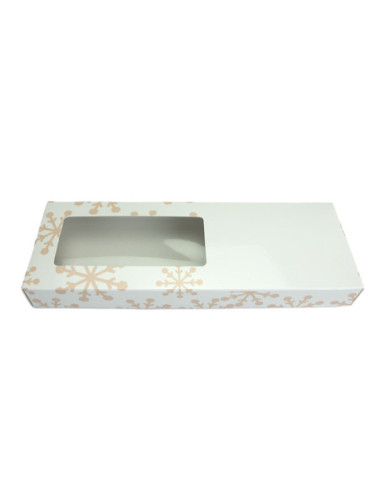 CAJA TURRON BLANCA COPOS 26x9xh2,8 BL(25u)+INSERTO-2