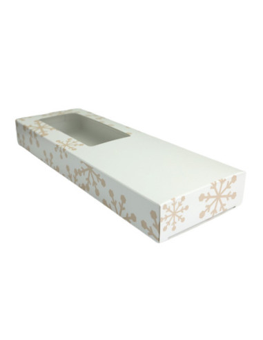 CAJA TURRON BLANCA COPOS 26x9xh2,8 BL(25u)+INSERTO-4