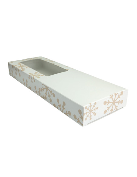 CAJA TURRON BLANCA COPOS 26x9xh2,8 BL(25u)+INSERTO-4