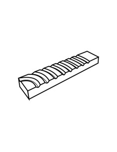 MOLDE PVC TURRÓN TU493 200x40x20mm (2c)