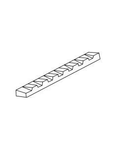 MOLDE PVC TURRÓN TU494 200x40x20mm (2ud)